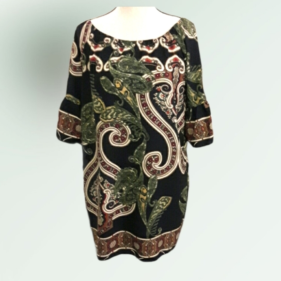 Boutique Dresses & Skirts - 🆕NEW BLOSSOM PAISLEY PRINT VINTAGE STYLE DRESS